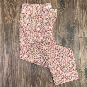 Loft Riviera Patterned Pants